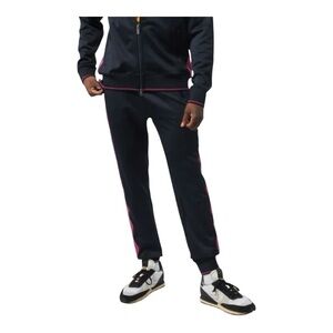 Psycho Bunny Men Track Pants Sz Small Navy Blue Colour Block Pull On Drawstring
